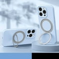 thumbnail image 1 of Rotatable Ring for iPhone 15 Pro Case with Kickstand, Compatible with Magsafe, Magnetic Ring Holder Support Car Mount, Military Grade Shockproof Slim Phone Case for iPhone 15 Pro, Blue, 1 of 8
