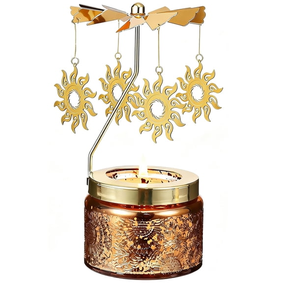 Rotatable Scented Sun Colored Candle Home Decor Gift