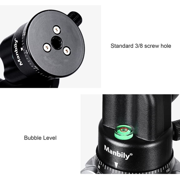 Rotatable Tripod Extension Boom Arm Multi-Angle Center Column 19.6 inches / 50 cm