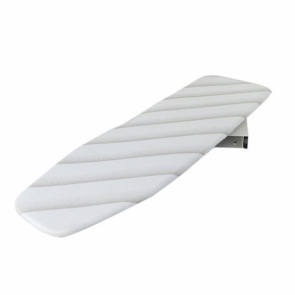 Rotatable Wall Mounted Retractable Ironing Board - Closet Pull-Out Iron Board White