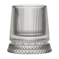 thumbnail image 1 of Rotatable Whiskey Glass 9 Ounce 360 Degree Spinning with Decorative Base Crystal Clear Old Fashioned Glass for Bourbon Cocktails Home Use 1 Piece Set, 1 of 7