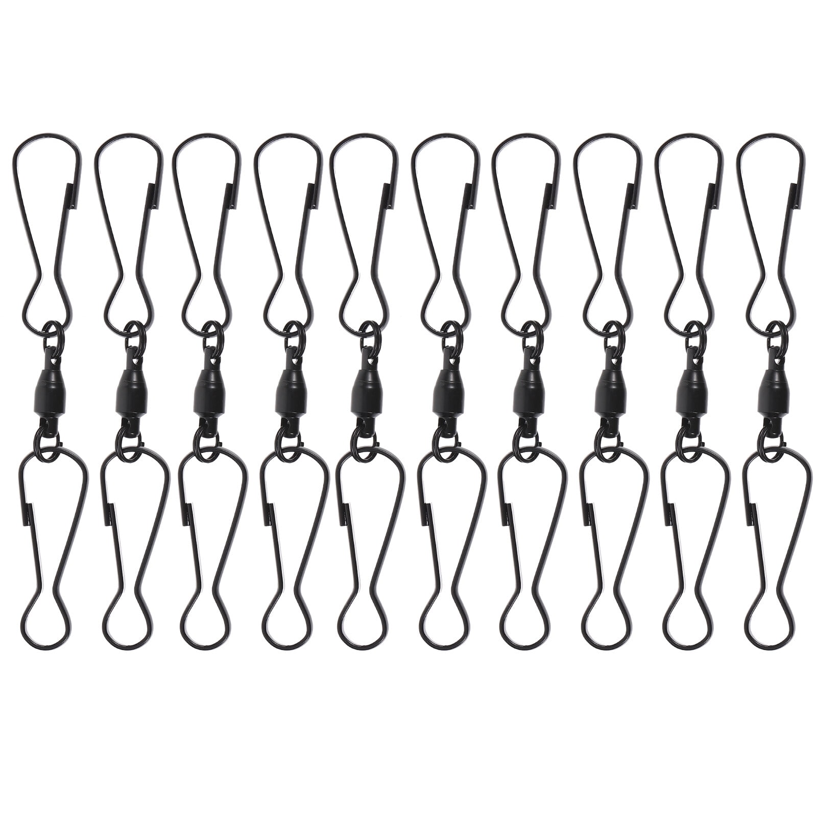 Rotatable Clips 10 Pcs Rotatable Windsock Clips with Dual Swivel Hooks Stainless Steel ...