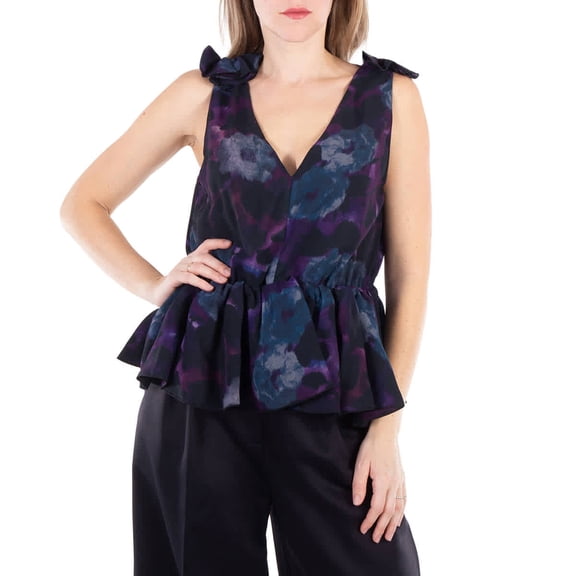 Rotate Chiffon Ruffle Top, Brand Size 36 (US Size 2)
