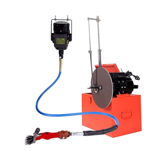 Rotate Flexible Shaft Electric Sheep Shearing Clipper Scissors Goat Shears Machine With Blade Grinding Grinder Sharpener - Multi-Animal Use