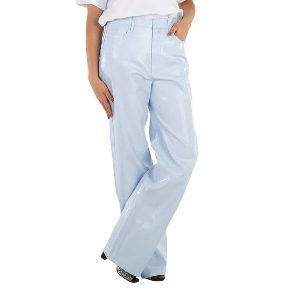 Rotate Ladies Artic Ice Embossed High Rise Pants, Brand Size 34 (US Size 0)