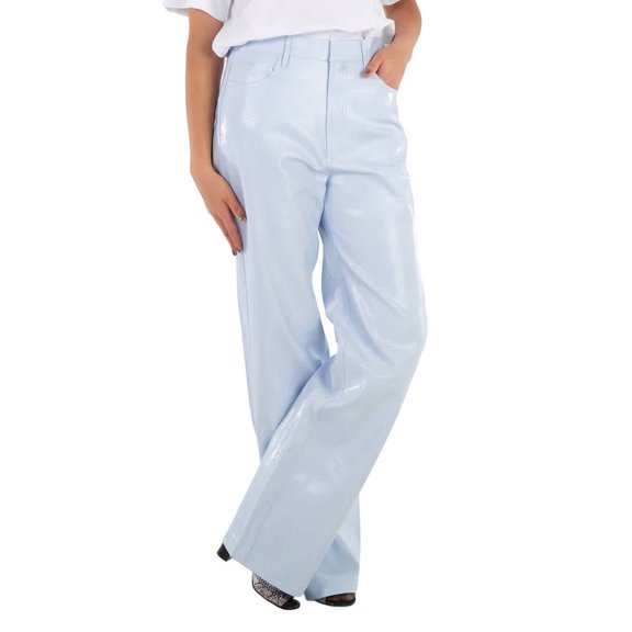 Rotate Ladies Artic Ice Embossed High Rise Pants, Brand Size 40 (US Size 6)
