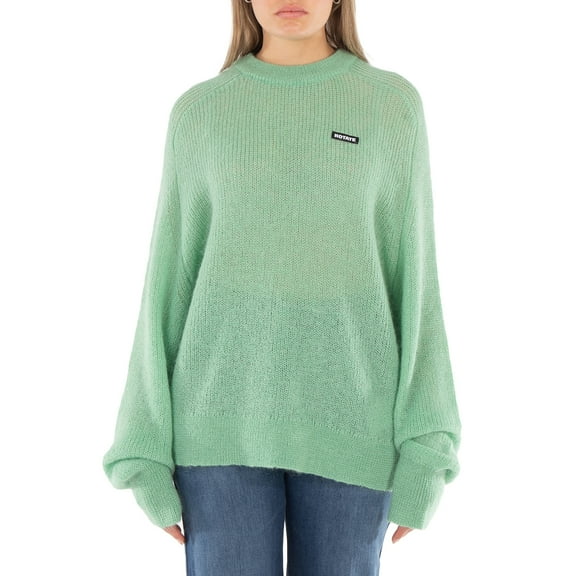 Rotate Ladies Grayed Jade Light Knit Logo Sweater, Brand Size 34 (US Size 0)