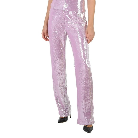 Rotate Ladies Lupine Sequin Straight-Leg Trousers, Brand Size 34 (US Size 0)