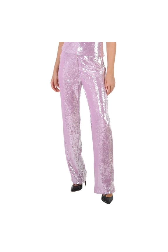 Ladies Lupine Sequin Straight-Leg Trousers, Brand Size 34 (US Size 0)