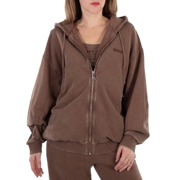 Rotate Ladies Mustang Oversized Sweat Hoodie, Size Medium