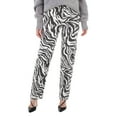 thumbnail image 1 of Rotate Ladies Printed Straight Zebra / Bright White Jeans, Waist Size 26", 1 of 1