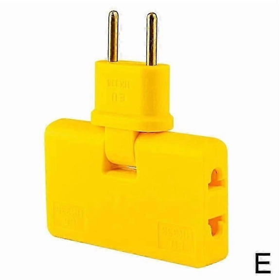 Rotate Plug Eu Converter One In Three 180 Degree Extension Plug Multi Plug Mini Slim Wireless Outlet Adapter Light Convenient,