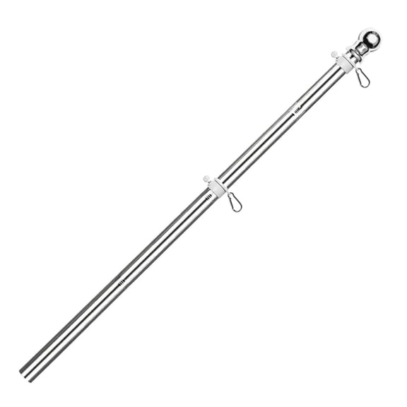 Rotate Windproofed Flagpole Outdoor Mount Regulable Height Light weight For Camping Parades