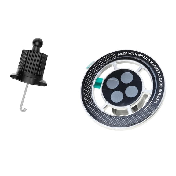 Rotating Automotive Phone Mount with Reinforced Metal Clip Compatible 4-7" Mobile Phones