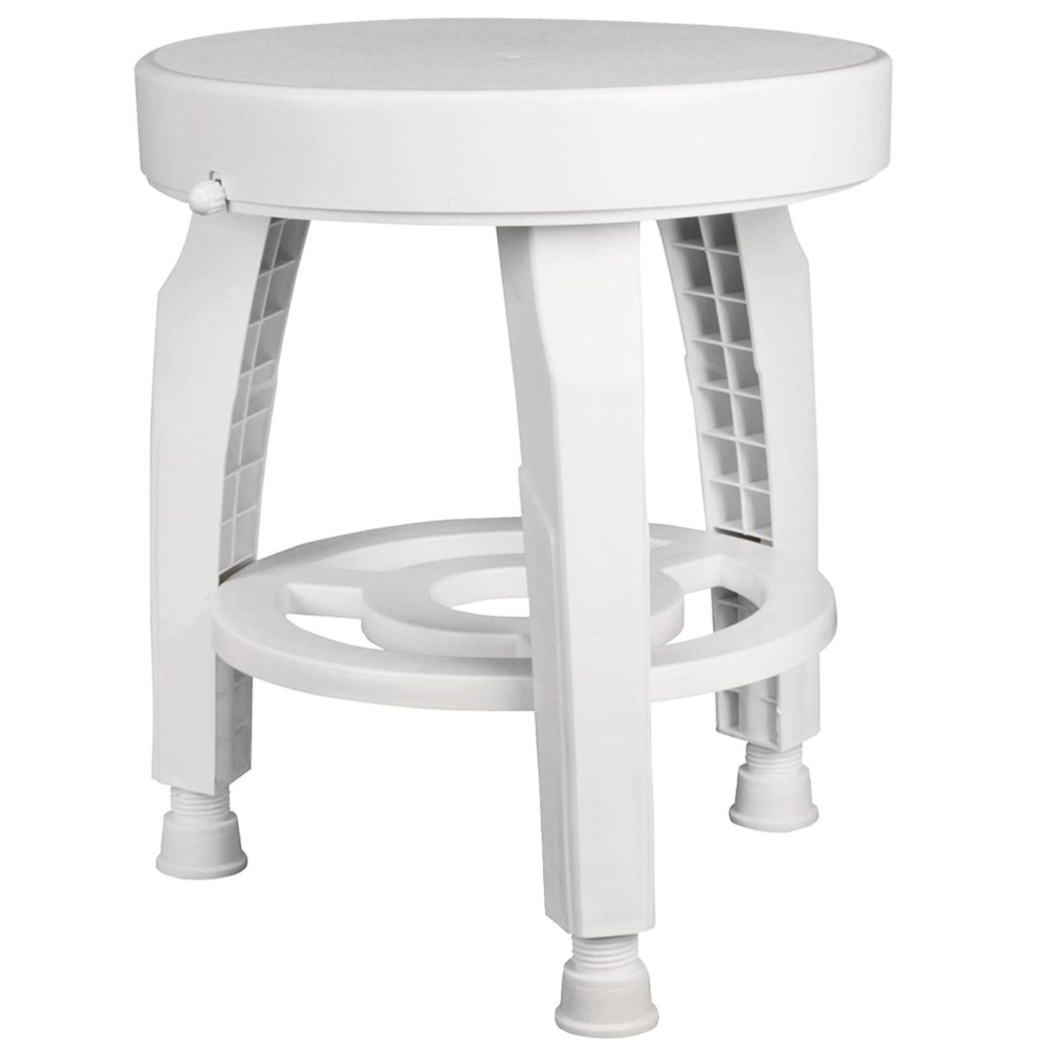 Rotating Bath Stool with BactiX Antimicrobial, 360 Swivel Shower Chair for Handicap, Swivel Bath