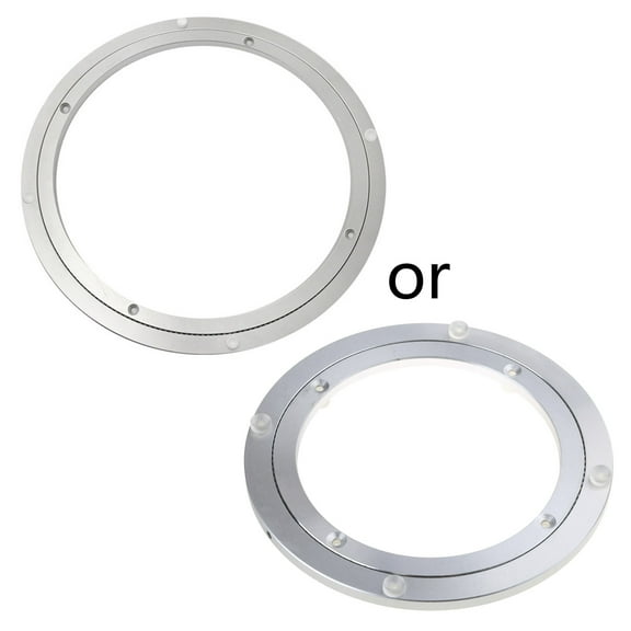 Rotating Bearing Plate Bearing for Turntable, Serving Trays Aluminum Alloy Turntable Base Easily Turn