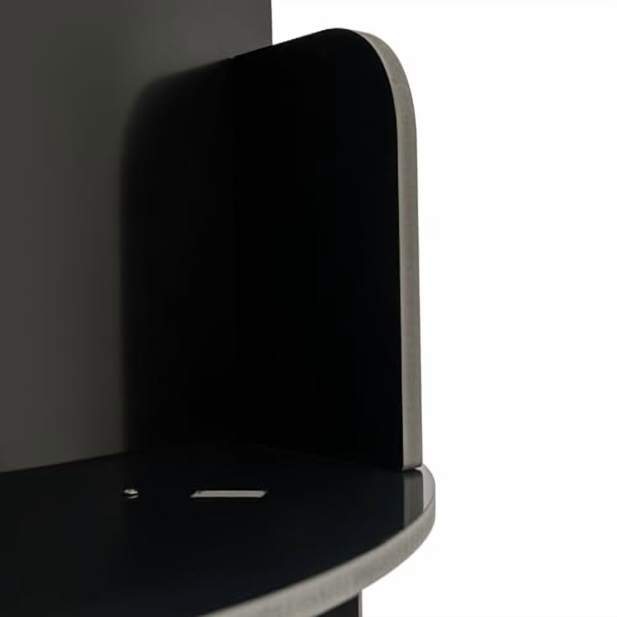 Rotating Bookshelf, 5-Layer Corner Bookcase Spinning Bookshelf, Floor ...