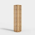 thumbnail image 1 of Rotating Bookshelf Tower, 360 Display Spinning Bookshelf, Bamboo Bookshelf Floor Standing Storage Rack, Wood Narrow Book Shelf Organizer for Kids&Adults, Natural 6 Tier, 1 of 9