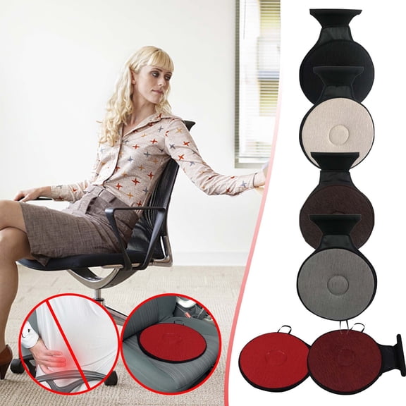 Rotating Car Seat,360 Degrees Rotating Support Seat Cushion for Elderly,Portable Non Slip Rotating Memory Foam Car Seat Pad,360°rotating Seat Cushion for Office Car,Ergonomic Design