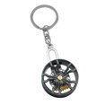 thumbnail image 1 of Rotating Car Wheel Rims Keychain Handmade Zincs Alloy Automotive Tire Key Chain Decoration for Auto Enthusiasts, 1 of 9