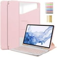 thumbnail image 1 of Rotating Case for Samsung Galaxy Tab S9 / S9 FE with S Pen Holder, 360 Degree Swiveling Stand Cover Auto Sleep/Wake Tablet Case for Samsung Galaxy Tab S9 / S9 FE, Pink, 1 of 7