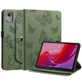 thumbnail image 1 of Rotating Case for Lenovo Idea Tab 11 2025 / M11 2024 / K11 11 inch with 360 Stand, Shockproof PU Leather Cover with Pen Holder, Green, 1 of 7