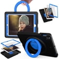 thumbnail image 1 of Rotating Case for iPad 7th/8th/9th Generation 10.2 Inch, Shockproof Rugged Cover with Stand & Screen Protector & Shoulder Strap, 1 of 8