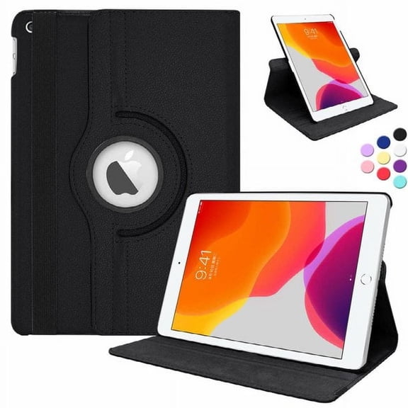 Rotating Case for iPad Mini 4th and Mini 5th Gen 7.9 Inch - 360 Degree Rotating Smart Protective Stand Cover with Auto Sleep/Wake, Black