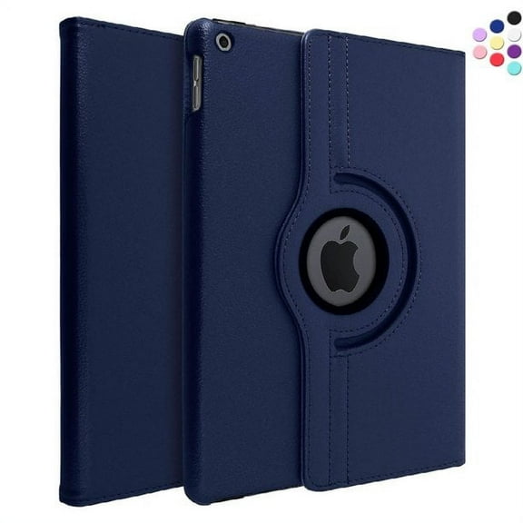 Rotating Case for iPad Mini 4th and Mini 5th Gen 7.9 Inch - 360 Degree Rotating Smart Protective Stand Cover with Auto Sleep/Wake, Navy