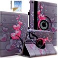 Rotating Case for iPad 7th/8th/9th Generation, Stand Smart
