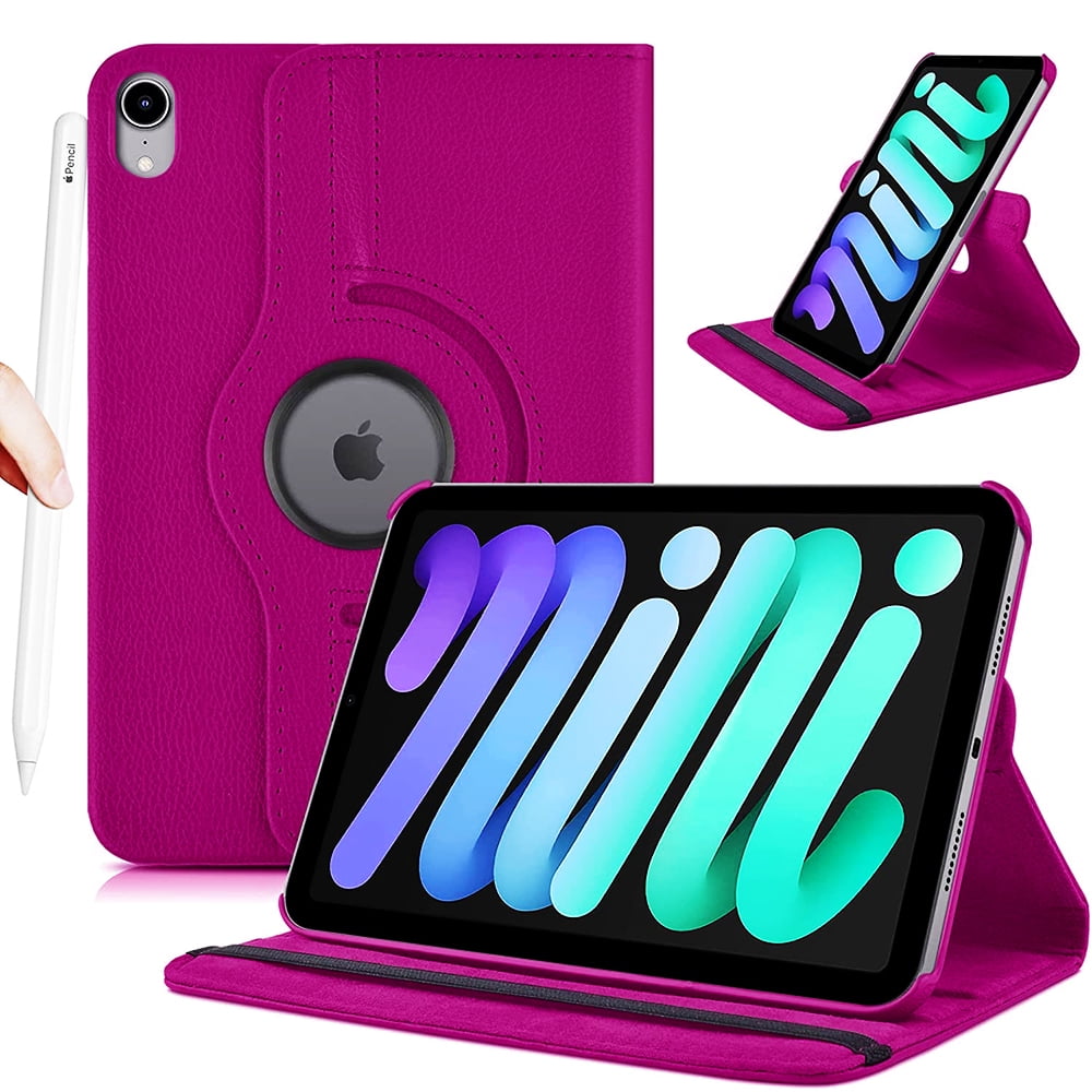 Rotating Case for iPad Mini 6 (2021 Model) 8.3 , 360 Degree Swiveling