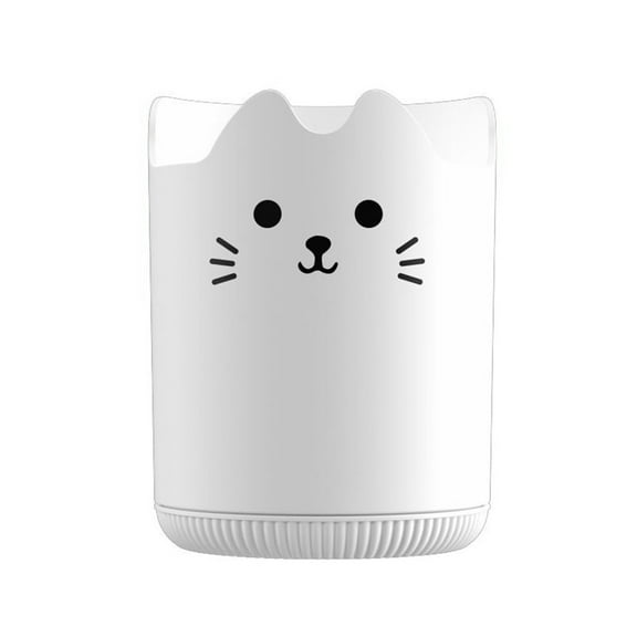 Rotating Cat Pen Holder Desk Organizer Large Capacity Stationery Pencil Holder Cute Cartoon Craft Accessory