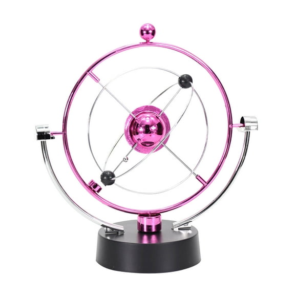 Rotating Celestial Ornaments Physics Newton Chaotic Pendulum Ball Magnetic Planet Orbit Rocker Toys for Desktop Decor&Decompression Children's Educational Gifts