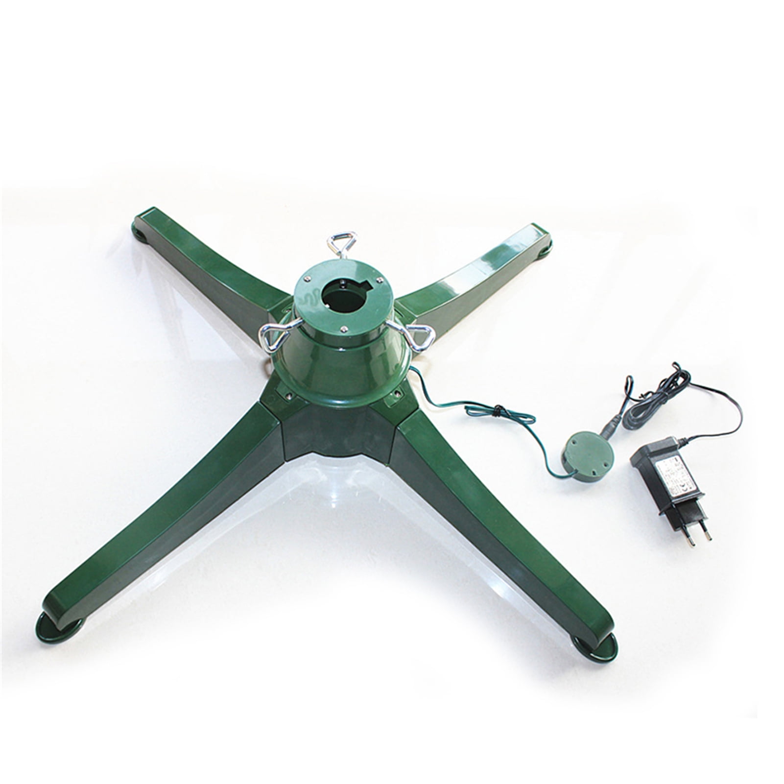 Rotating Christmas Tree Base Detachable Electric Xmas Tree Stand Heavy Duty Tree Holder Easy
