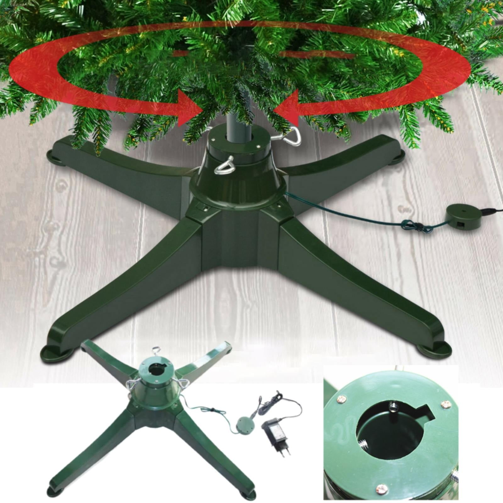 Rotating Christmas Tree Stand 360° Adjustable Christmas Tree Stand Musical Rotating Christmas