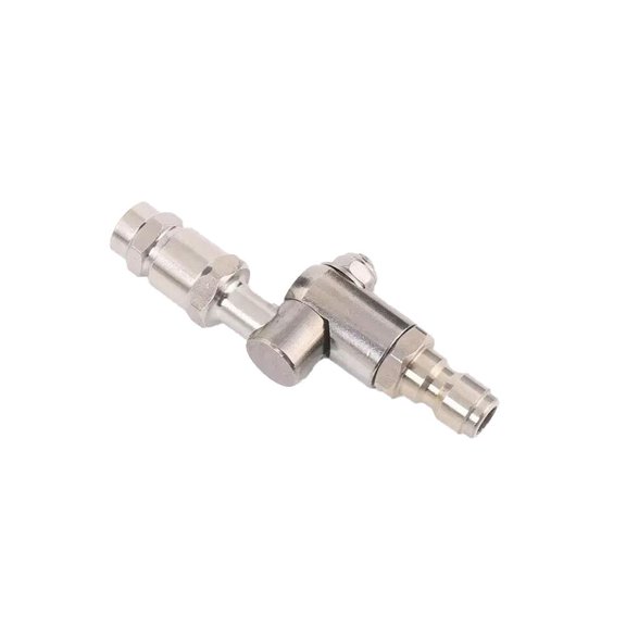 Rotating Cleaning Wand Head Universal Brass Joint, 1/4" Quick Connect for Radiator AC, Car, Summer Maintenance