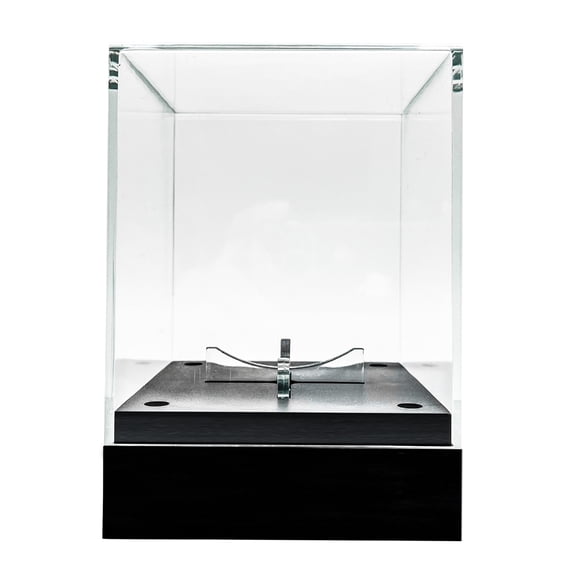 Rotating Color LED Sports Display Case Acrylic Storage Box With Automatic Lighting Effect For Collectors