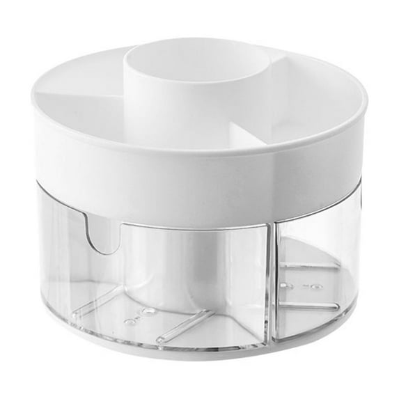 Rotating Cosmetic 360 Organizer with Multiple Compartments Large Capacity Makeup Storage
