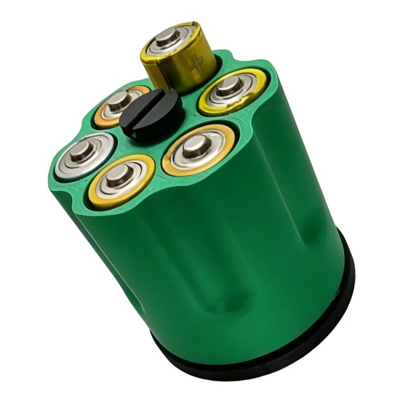 Rotating Design D Type Organizers Case with 6Slot Cylinder Design User Friendly Plastic Box For Home Use