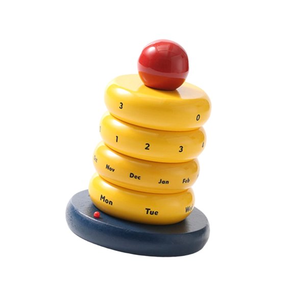 Rotating Desk Calendar Eternal Calendar Tabletop Calendar Desk Decoration