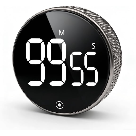 Rotating Digital , Large Display Screen Timer with Count-Up & Countdown, Magnc Cooking Timer for Home, Classroom, Kitchen, Office, Gym