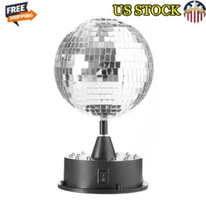 Rotating Disco Ball Led Table Lamp Party Decoration & Groovy Light Show 1 Pack