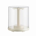 thumbnail image 1 of Rotating Display Case - 360° Clear Figure & Keychain Display Case with Dust Proof Cover, for 17/15cm Plush Dolls, Stackable Holder Display Shelf for Collectibles,NO Dolls, 1 of 5