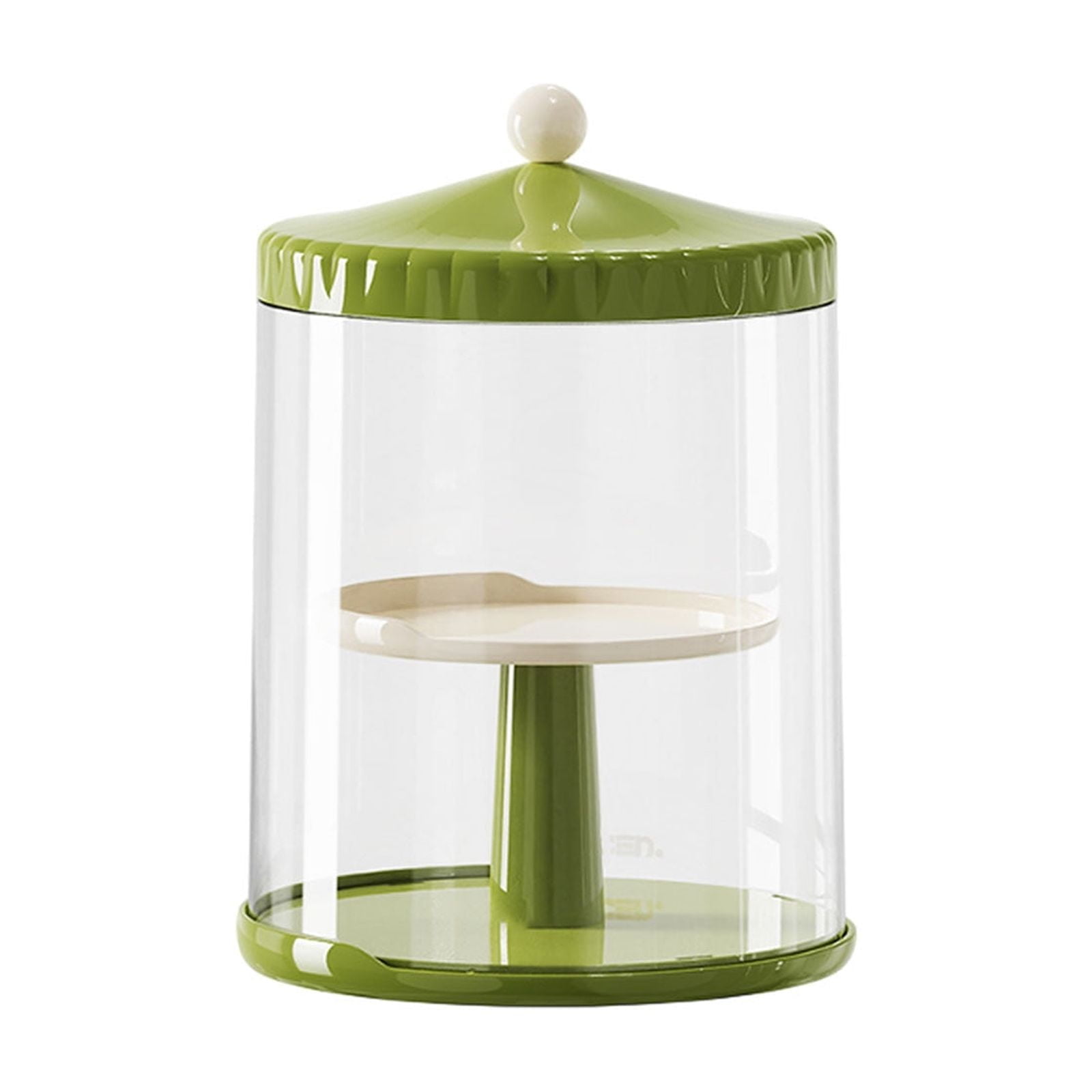 Rotating Display Case With Shelves Green Rotating Display Case with ...