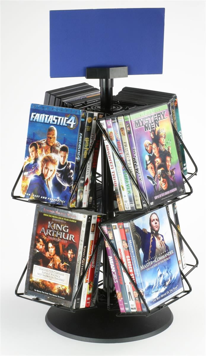Rotating Display Rack With (8) Pockets For Countertop Use, 22