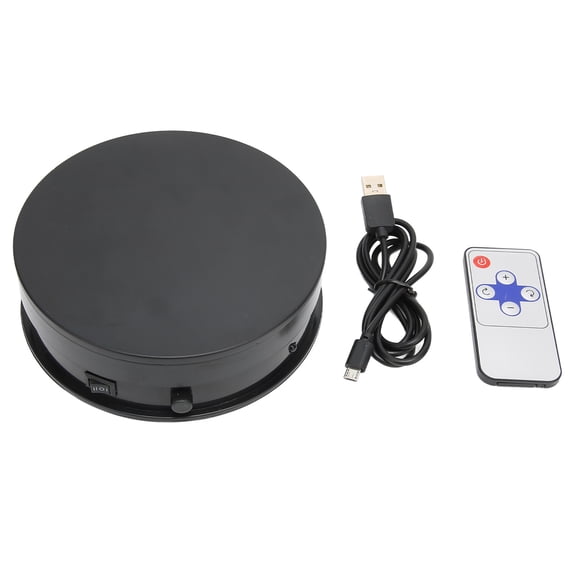 Rotating Display Stand 360 Motorized 5.9in Diameter 6.6lb Load Adjustable Speed Electric Rotating Platform