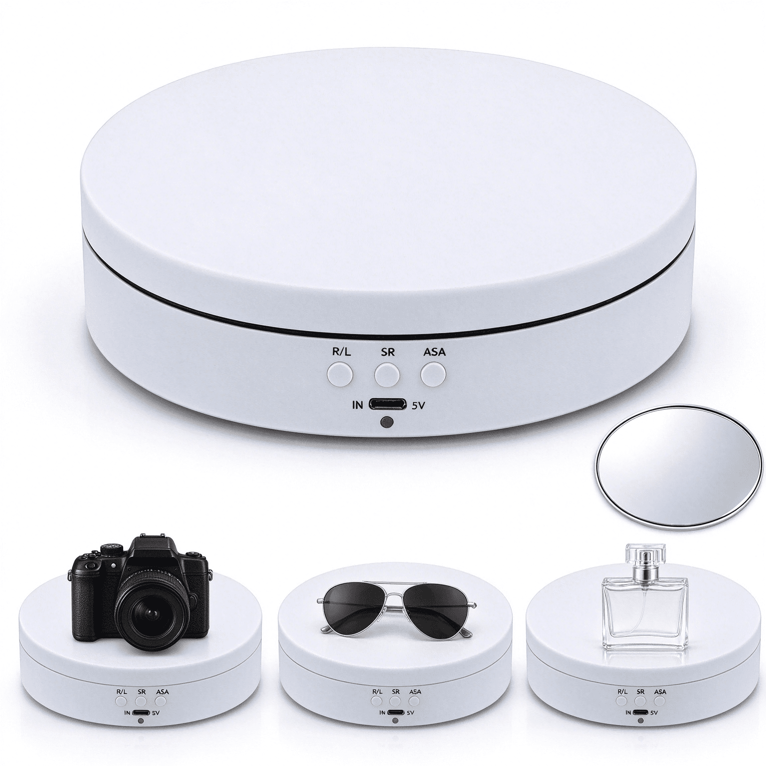 Rotating Display Stand , Spinning Platform Adjustable Speed, 360 Degree ...