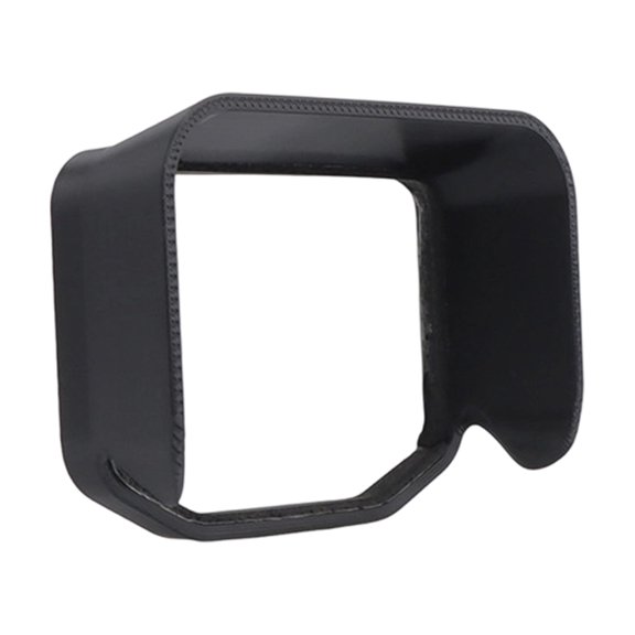 Rotating Display Sun Hood for Pocket Camera, Outdoor Viewing Shade, Matte Black Shell, Three-Sided Cover, Travel Use Accessory, Wide Opening Layout