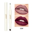 Rotating Double Headed Lipstick Lip Liner Moisturizing Does Not Fade