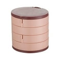 thumbnail image 1 of Rotating Earrings Storage Box Under $5! Yannianjz Rotating Jewelry Storage Box, 360 Degree Spinning Earring Organizer, Multi-Layer Earring Display Case, Portable Travel Jewelry Case, 1 of 8